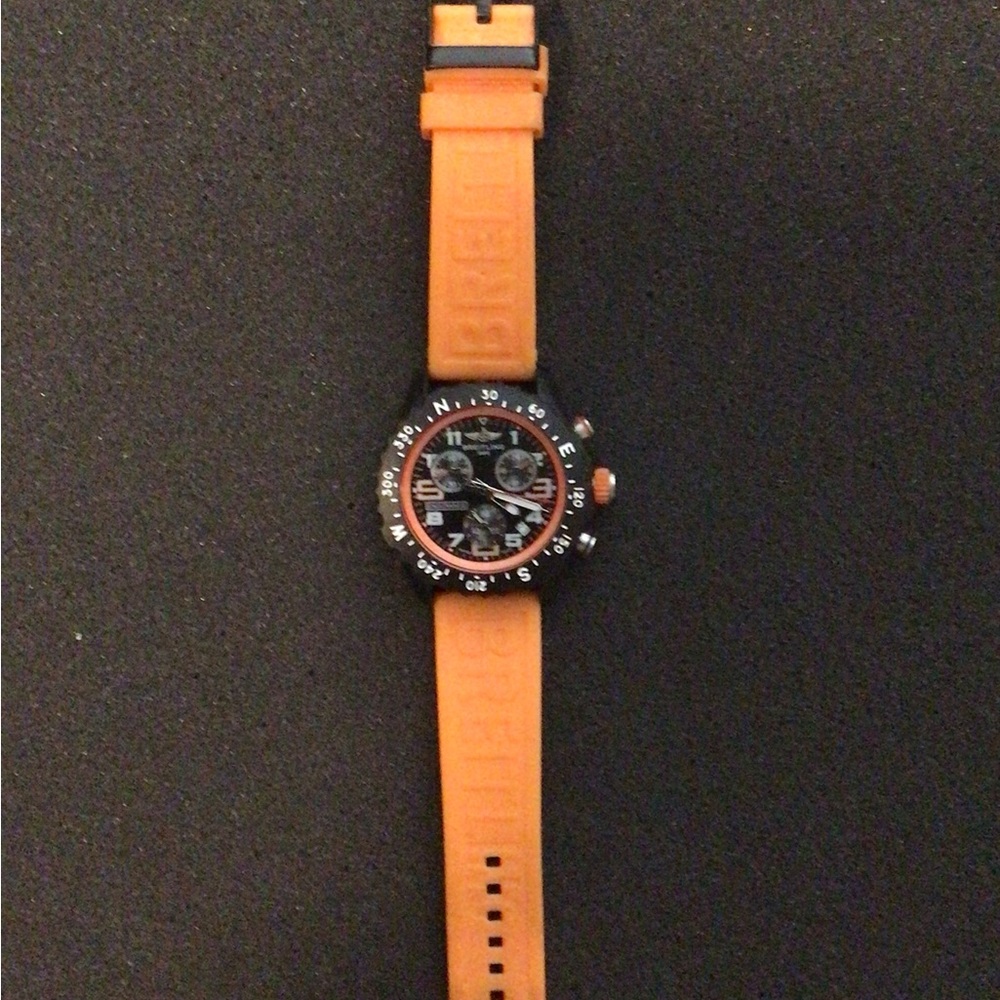 Orange Sports Watch